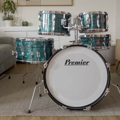 Premier Elite anni '70 - Greenish Blue Wood Grain image 2