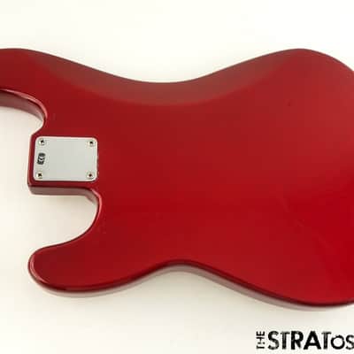 USED Fender Precision BASS Special LOADED BODY P/J Pickups P Bass Alder Red image 2