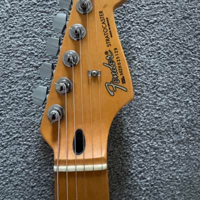 2008 Mexican Standard Fender Stratocaster Black image 2