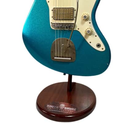 Mario Martin Guitars Jazzbastard Fine Flake Lake Placid Blue, Mojo Dual Foils 7lbs NEW (Authorized Dealer) image 4
