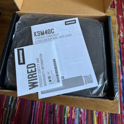 Shure KSM40C Cardioid Large Diaphragm Condenser Microphone 2026 - Present - Black image 8