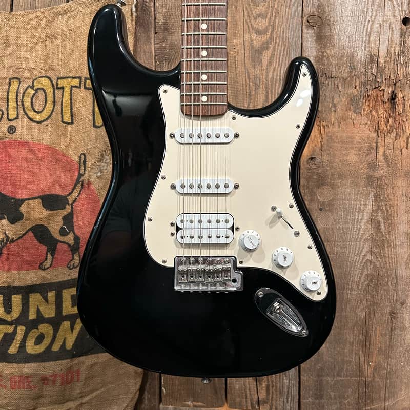 Fender Standard HSS Stratocaster with Rosewood Fretboard 2006 Black image 1
