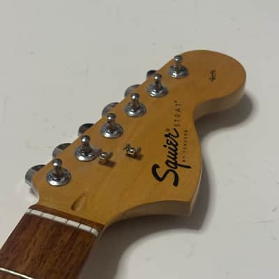 Fender Squier Stratocaster maple rosewood neck CBS Headstock 70s style Vintage 90s image 6