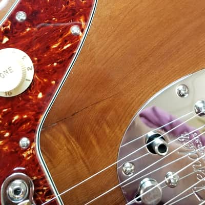 used 2019 Fender Custom Shop Masterbuilt Dennis Galuszka 1959 Jazzmaster NOS Santa Cruz Redwood in Natural, Excellent Condition with OHSC and Paperwork! image 17