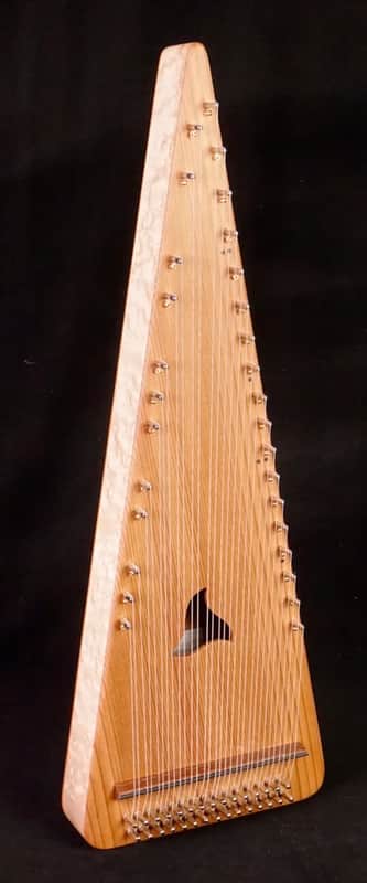 James Jones Two and Half Octave Alto Bowed Psaltery 7/8" w/ soft case #14 image 1
