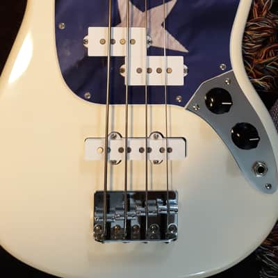 WD custom pickguard Mustang bass PJ Texas flag image 2