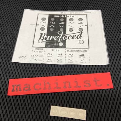 Barefaced Machinist Bass Guitar Fuzz Overdrive Distortion Clean Dry Blend EQ Analog Effect Pedal image 8