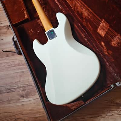 1966 Fender Jazz Bass - Olympic White image 5