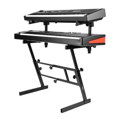 Gator Adjustable Z-Style Keyboard Stand with 2nd Tier Width and Height Adjustability image 2