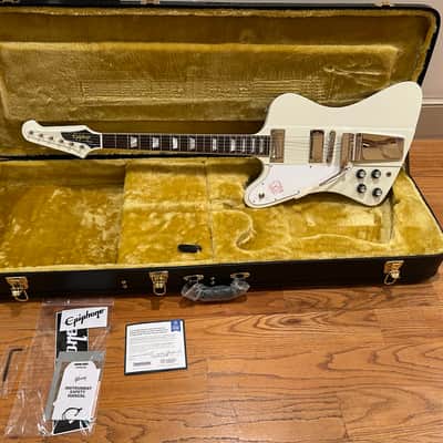 Epiphone "Inspired by Gibson Custom" '63 Firebird V Left-Handed 2025 - Present - Polaris White image 2