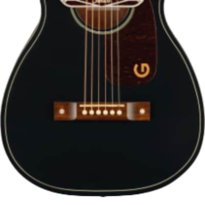 Gretsch JD Deltoluxe Parlor Size Acoustic Electric Vintage Style Guitar, Black image 1