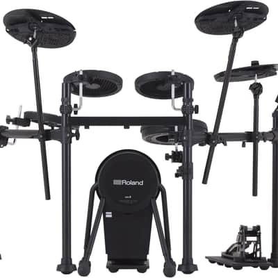 Roland VQD106 V-Drum Kit with Mesh Pads (with module) - Black image 2