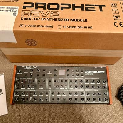 Sequential Prophet Rev2 Rev 2 Desktop 8 Voice Analog Synthesizer OPEN BOX image 1