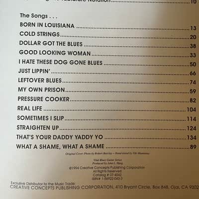 Gatemouth Brown - Vital Blues Guitar - Guitar Tab / Tablature Book image 3