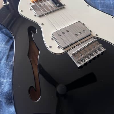 Fender Classic Player Telecaster Thinline Deluxe 2010 - 2012 - Black image 2