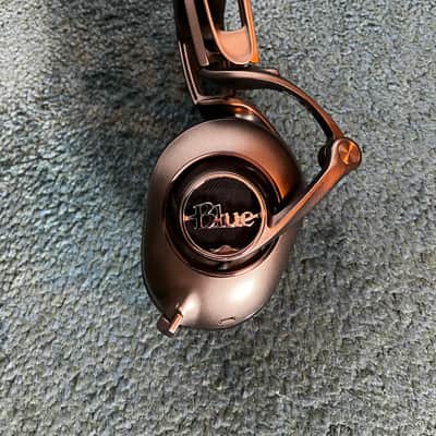 Blue Mix-Fi Powered Headphones with Built-In Amplifier image 1
