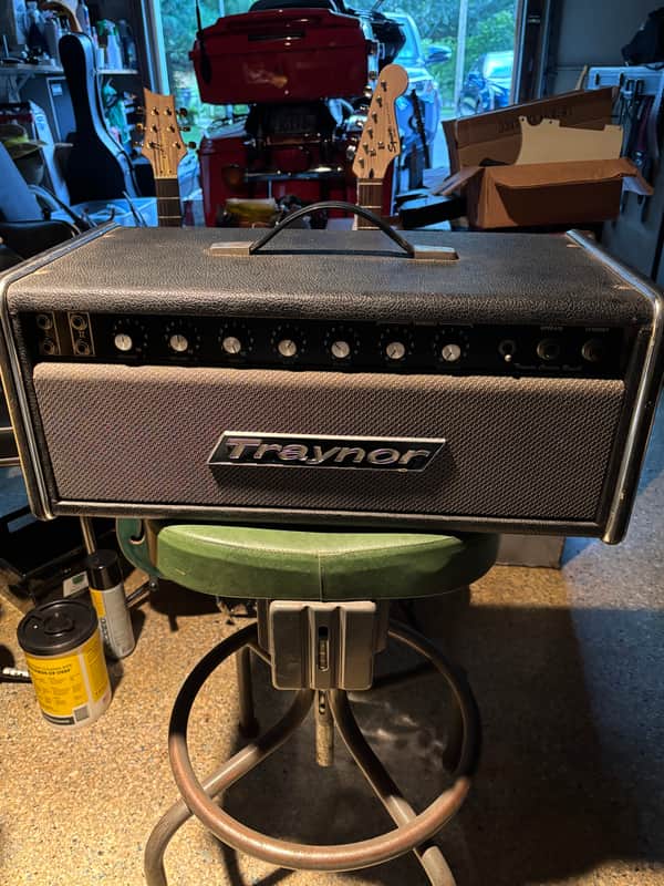 Vintage 1970s Traynor YSR-1 Custom Reverb 45W Tube Amp Head – Made in Canada image 1