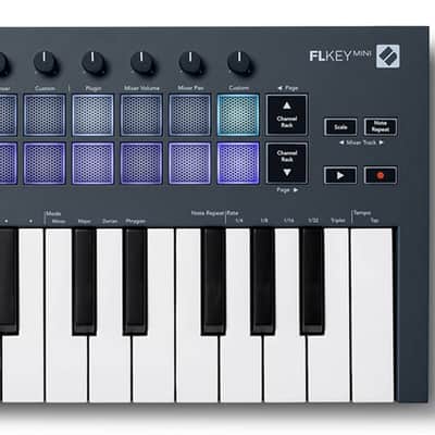 Novation FLkey Mini 25-Mini-Key MIDI Keyboard Controller 4 FL Studio+Headphones
