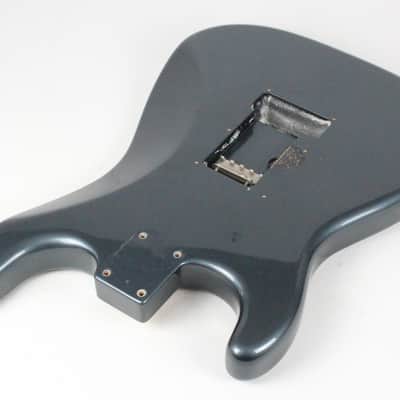 2009 Vintage Fender Custom Shop Stratocaster Custom Classic Charcoal Frost Metallic Alder Body w/COA USA Strat image 14