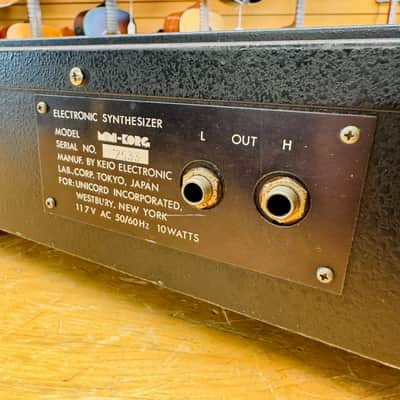 Univox/ Korg Mini-Korg K-1 -Vintage Made in Japan- Analog Synthesizer image 7