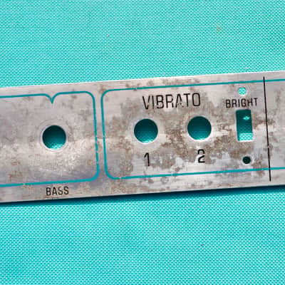 1969 Fender  Showman Silverface Faceplate image 4