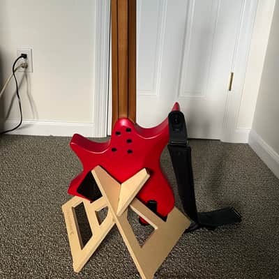 Strandberg Boden Metal NX 7 - Blood Red w/ Case, Strap and Stand image 3