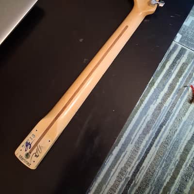 Fender USA Stratocaster Neck – 2013 – 70s Large Headstock – Maple – 22 Jumbo Frets – Fender Locking Tuners Included image 2