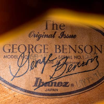 1978 Ibanez George Benson Signature GB10 Archtop Electric Guitar Sunburst, Japan Fujigen image 6