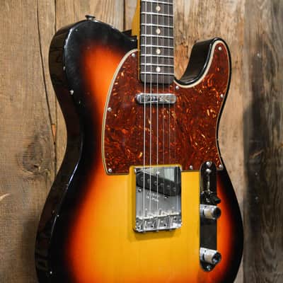 Fender Custom Shop 1963 Telecaster Journeyman Relic - Aged 3-Tone Sunburst image 9