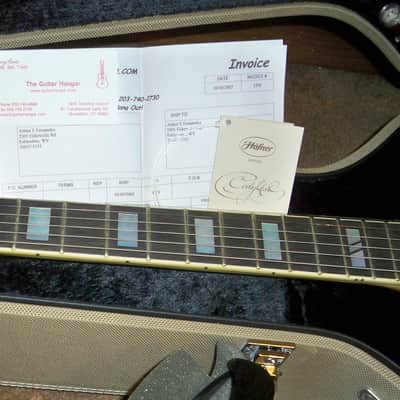 2002 Blonde Hofner Jazzica Custom 6 Lb Collectors Mint Condition image 6