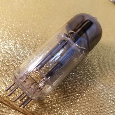 Tung-Sol Matched Pair (2) 12BH7A tNOS AT1000 TESTED Vacuum Tubes black plate 12BH7 dual triode 1950-1960 image 19
