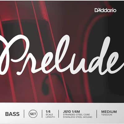 D'Addario J610 Prelude Bass 1/4"" Scale String Set Bild 1