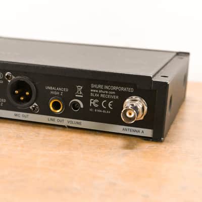 Shure SLX4 Wireless Receiver - R5 Band: 800-820 MHz (NO POWER SUPPLY) CG01003 image 6
