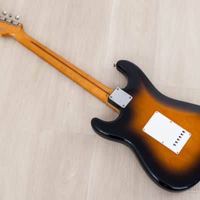 1989 Fender ExTrad Stratocaster ‘57 Vintage Reissue ST57-140 Sunburst Lacquer w/ USA Pickups & Case, Japan MIJ Fujigen image 13