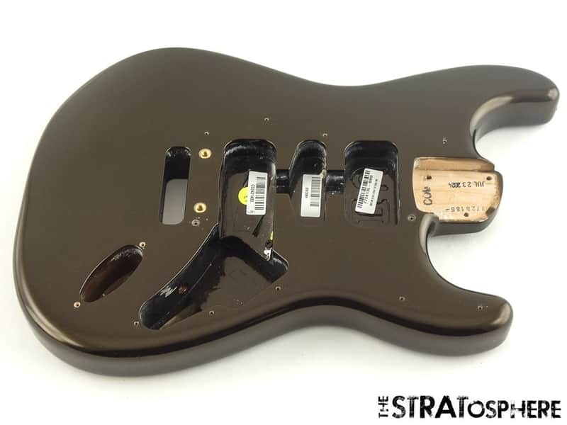 Fender American Ultra II Stratocaster Strat BODY, USA Guitar Alder Texas Tea image 1