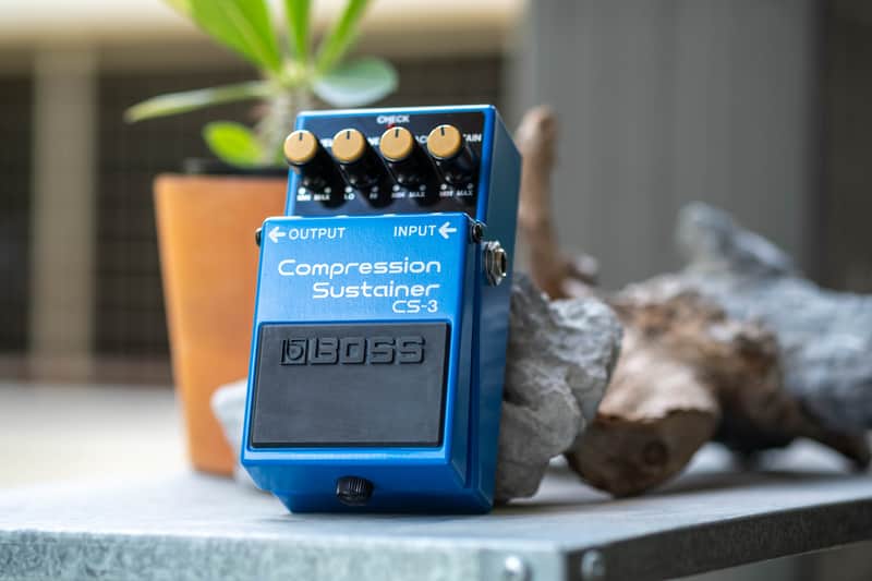 Boss CS-3 Compression Sustainer (Silver Label) 1997 - Present - Blue image 1
