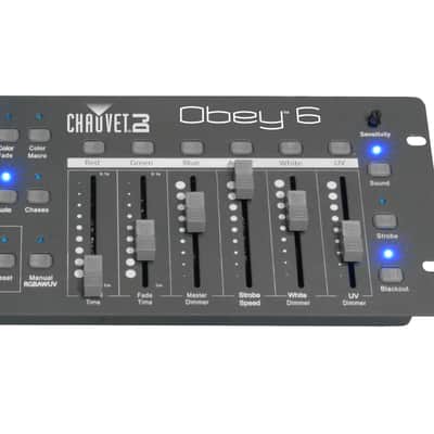 Chauvet DJ Lighting Obey 6 Universal DMX-512 Wash Light Controller RGBAW+UV image 4