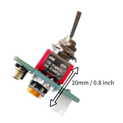 Boffin FX Toggle Switch 20dB Boost Onboard Guitar Preamp (Round Handle) image 10