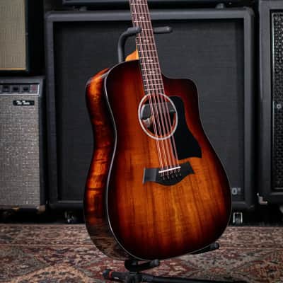Taylor 260ce-K DLX Bajo Quinto Acoustic/Electric Guitar with Hardshell Case image 13