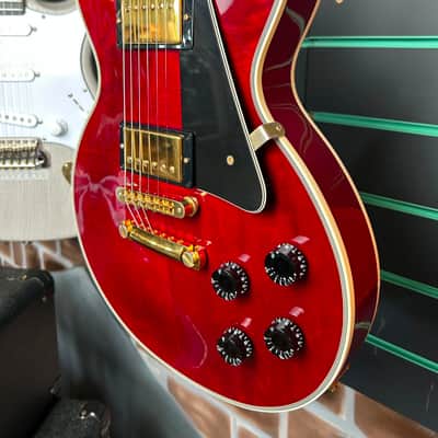 Gibson Les Paul Custom Wine Red 2004 Electric Guitar image 5