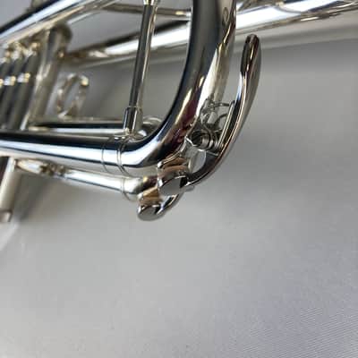Blessing BTR-1460 Bb Trumpet – Silver-Plated – Intermediate Model – Excellent Condition – w/ Case SM#3632 image 6