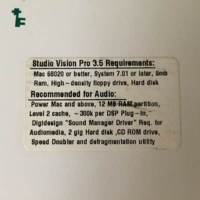 Opcode Studio Vision Pro – complete software package, never installed – Make an offer! image 4