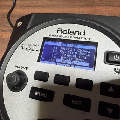 Roland TD-11 V-Drum Module w/Mount, Clamp, VEX, Wiring Harness, & Power -A1C9851 image 15