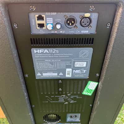 NEXT-proaudio HFA26.12 Complete Active PA System | 2x HFA206p + 2x HFA112s | 2960W | Networkable DSP | Plug & Play image 21