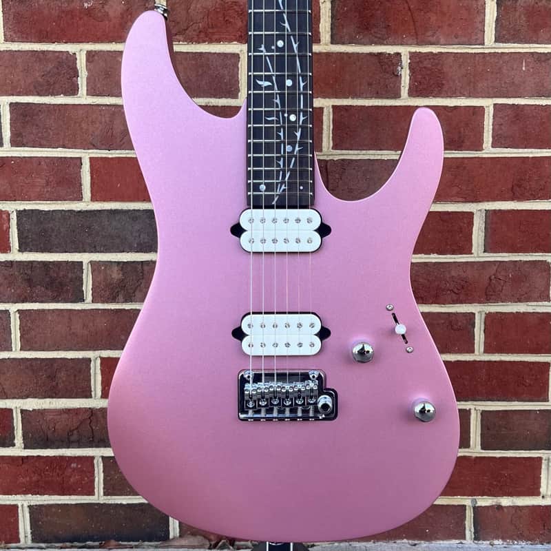 Ibanez TOD10MM Tim Henson Signature Model, Metallic Mauve, Tree of Death Inlay, Roasted Maple Neck, Fishman Fluence Pickups, Locking Tuners, Gig Bag image 1
