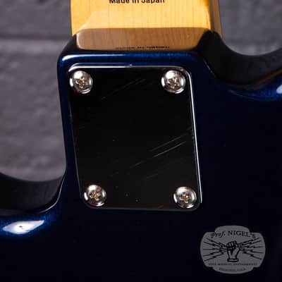 Tokai AJB114 MIJ Jazz Bass Gunmetal Blue Metallic Matching Headstock Made in Japan image 19