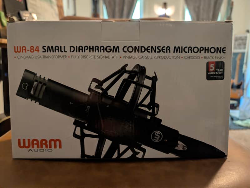 Warm Audio WA-84 Small Diaphragm Cardioid Condenser Microphone 2019 - Present - Black