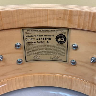 DW Collector's Series Maple Standard 14" x 7" Snare Drum Black Galaxy image 4