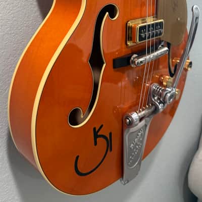 2009 Gretsch G6120DSW Chet Atkins Hollow Body with DynaSonic Pickups w/ OHSC image 5