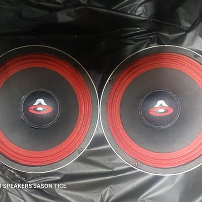CERWIN VEGA PMR 8" HYBRIDS PAIR PA WOOFERS 8 OHMS 200 WATTS ALUMINUM FRAMES 20CVC-AC CLOTH SURROUNDS image 2